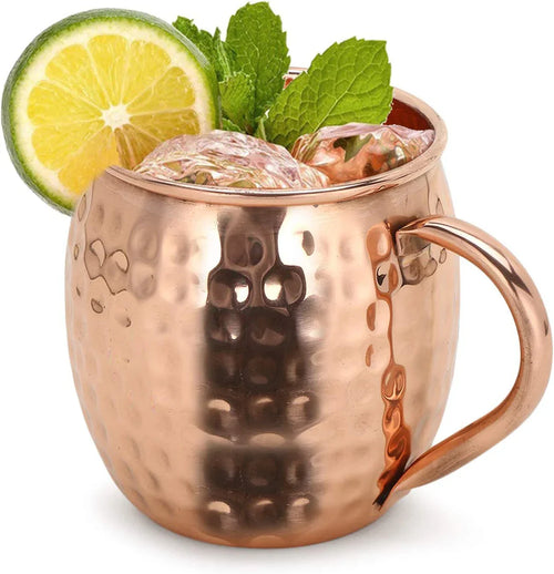 Handcrafted Hammered Copper Tumbler