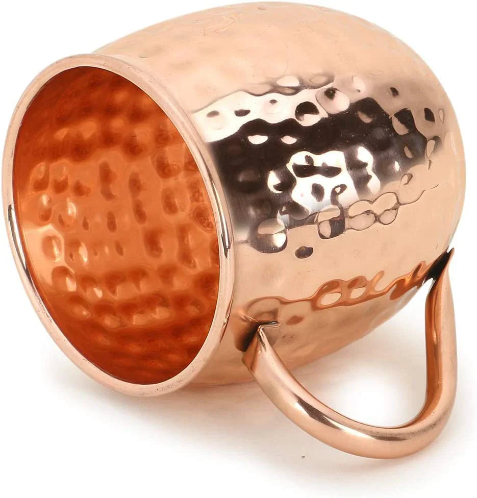 Handcrafted Hammered Copper Tumbler