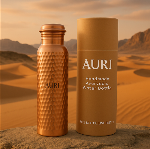Handmade Ayurvedic Copper Water Bottle